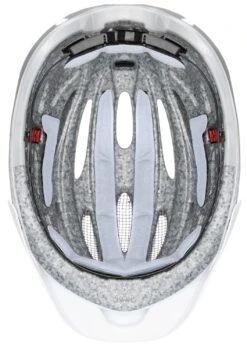 Uvex True Fahrradhelm - White Grey -Helm Geschäft S41005302 I1