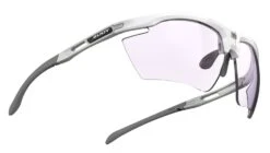 Rudy Project Magnus Sportbrille - White Gloss - ImpactX 2 Laser Purple -Helm Geschäft SP757569 0000 Rudy Project Magnus Sportbrille grosse breite gesichter white gloss photo chrom to laser purple 3