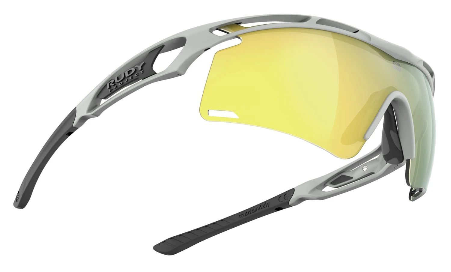 Rudy Project Tralyx+ Sportbrille - Light Grey Matte/Multilaser Yellow 5 Rudy Project Tralyx+ Sportbrille - Light Grey Matte/Multilaser Yellow – Bild 3