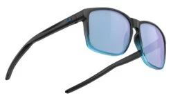 Rudy Project Overlap Sonnenbrille - Black Fade Crystal Azur Gloss / Multilaser Ice -Helm Geschäft SP776842 0011 20 Rudy Project Overlap Sonnenbrille black fade crystal azur gloss