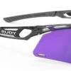 Rudy Project Tralyx+ Slim Sportbrille - Crystal Ash/Multilaser Violet -Helm Geschäft SP784257 0000 Rudy Project Tralyx slim sportbrille small crystal Ash verspiegelt violet 1