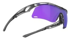 Rudy Project Tralyx+ Slim Sportbrille - Crystal Ash/Multilaser Violet -Helm Geschäft SP784257 0000 Rudy Project Tralyx slim sportbrille small crystal Ash verspiegelt violet 3