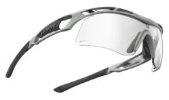 Rudy Project Tralyx+ Slim Sportbrille - Light Grey Matte/ImpactX Photochromic -Helm Geschäft SP787897 0000 Rudy Project Tralyx slim sportbrille small light grey matte impactx photochromic 2 laser black smoke 3