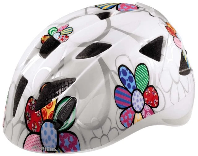 Alpina Ximo FLASH Kinder Fahrradhelm - White Flower 3 Alpina Ximo FLASH Kinder Fahrradhelm - White Flower