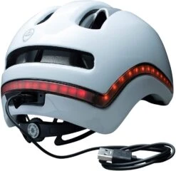 Nutcase Vio MIPS Light Fahrradhelm-Blanco Gloss -Helm Geschäft nutcase vio mips led Fahrradhelm blanco 7