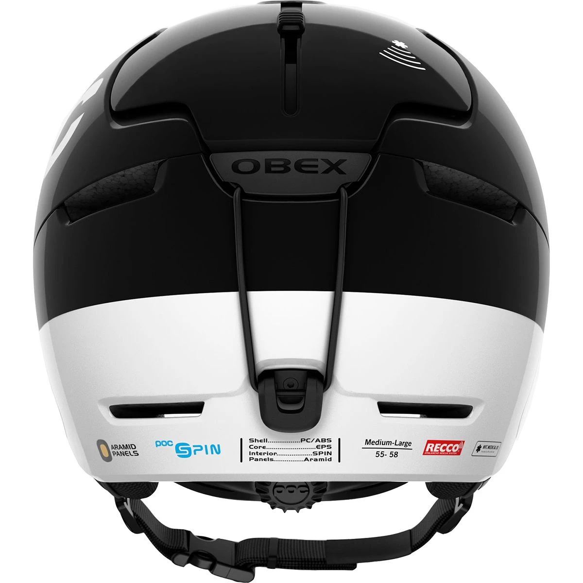 POC OBEX BC SPIN Skihelm - Uranium Black 6 POC OBEX BC SPIN Skihelm - Uranium Black – Bild 4