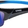 Uvex Blaze III Sportbrille - Black Blue -Helm Geschäft uvex blaze 3 Sportbrille black blue 1