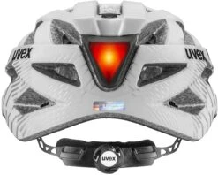 Uvex City I-vo Fahrradhelm - White Black Mat -Helm Geschäft uvex city i vo white black mat Fahrradhelm mit Ruecklicht 4