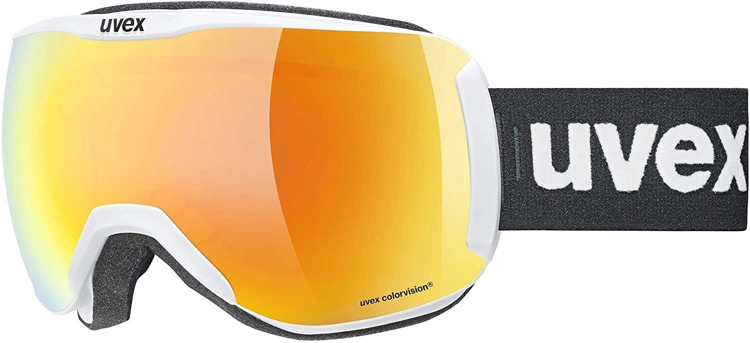 Uvex Downhill 2100 Skibrille White Mat/orange-green 3 Uvex Downhill 2100 Skibrille White Mat/orange-green