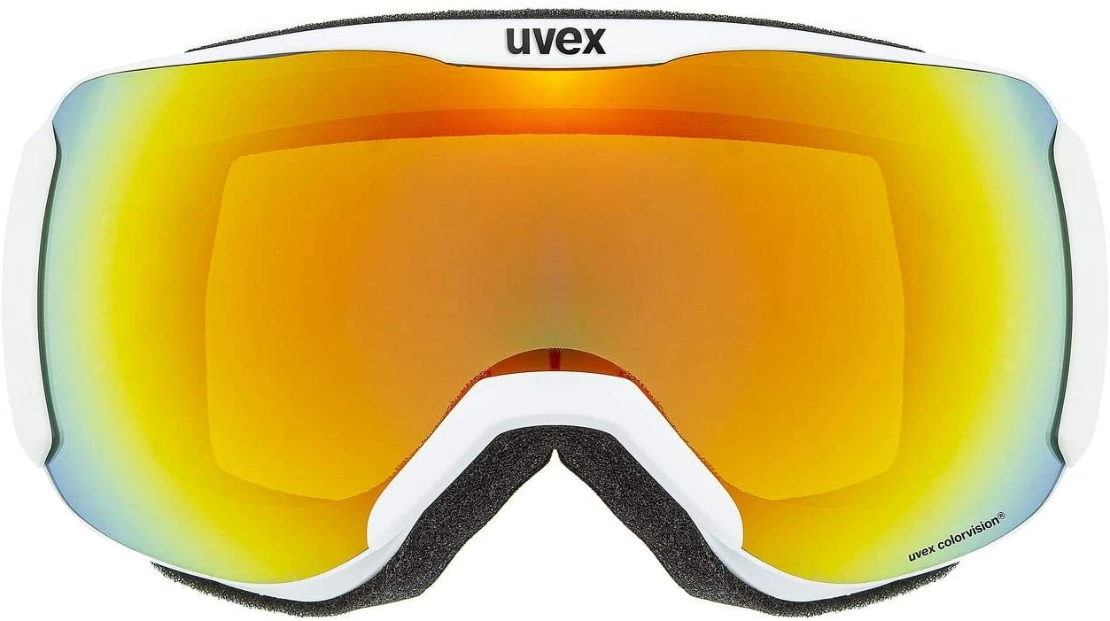Uvex Downhill 2100 Skibrille White Mat/orange-green 4 Uvex Downhill 2100 Skibrille White Mat/orange-green – Bild 2