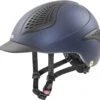 Uvex Exxential II MIPS Reithelm-navy Mat -Helm Geschäft uvex exxential II Mips Reithelm navy blue mat 1