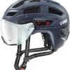 Uvex Finale Visor Vario Visier Fahrradhelm - Deep Space Mat -Helm Geschäft uvex finale visor V Visier Fahrradhelm helmet deep space mat 1