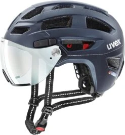 Uvex Finale Visor Vario Visier Fahrradhelm - Deep Space Mat