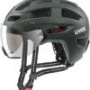 Uvex Finale Visor Visier Fahrradhelm - Forest Mat -Helm Geschäft uvex finale visor Visier Fahrradhelm helmet forest mat 1