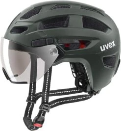 Uvex Finale Visor Visier Fahrradhelm - Forest Mat