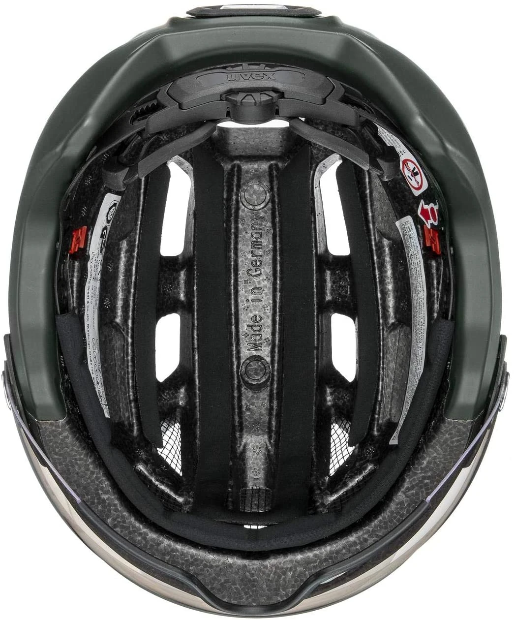 Uvex Finale Visor Visier Fahrradhelm - Forest Mat 9 Uvex Finale Visor Visier Fahrradhelm - Forest Mat – Bild 7