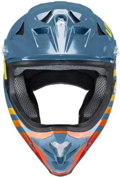 Uvex HLMT 10 Bike Full Face Helm - Blue Fire -Helm Geschäft uvex hlmt 10 bike donwhill mtb bmx helm 2 vorderansicht