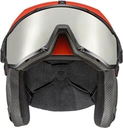 Uvex Instinct Visor Visier-Skihelm - Fierce Red-black Mat -Helm Geschäft uvex instinct visor visier skihelm fierce red black matt 3