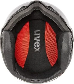 Uvex Instinct Visor Visier-Skihelm - Fierce Red-black Mat -Helm Geschäft uvex instinct visor visier skihelm fierce red black matt 5