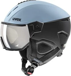 Uvex Instinct Visor Visier-Skihelm - Glacier-black Mat