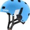 Skaterhelm Uvex Kid 3 Cc - Blue White Mat -Helm Geschäft uvex kid 3 cc kinder skaterhelm fahrradhelm blue white mat 1