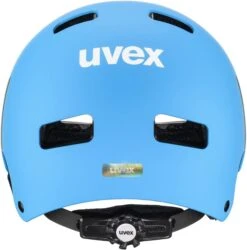 Skaterhelm Uvex Kid 3 Cc - Blue White Mat -Helm Geschäft uvex kid 3 cc kinder skaterhelm fahrradhelm blue white mat 3