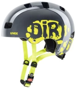 Skaterhelm Uvex Kid 3 - Dirtbike Grey Lime