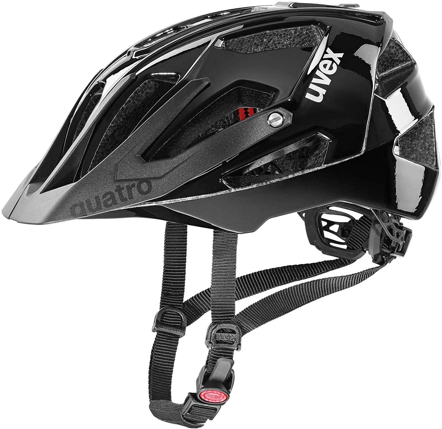 Uvex Quatro Mountainbike Helm - All Black 3 Uvex Quatro Mountainbike Helm - All Black