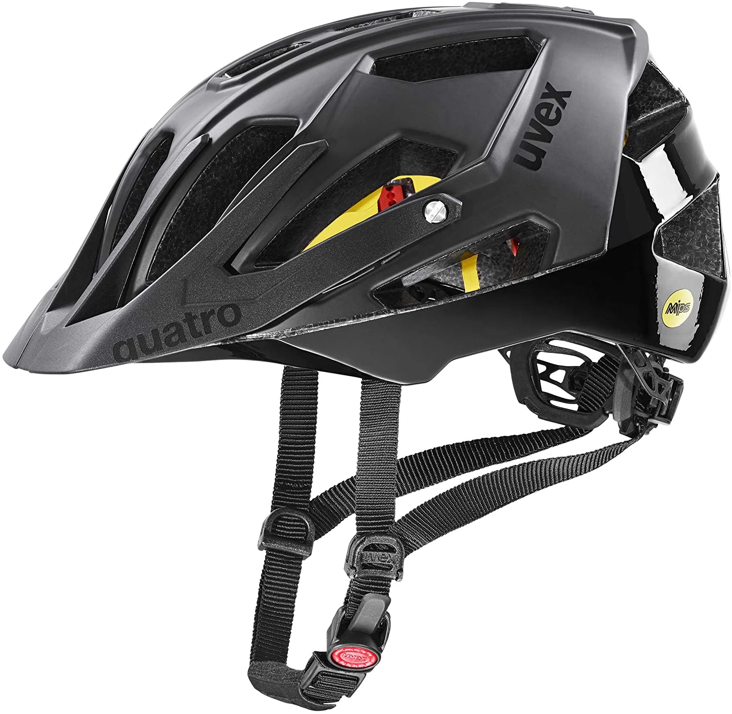 Uvex Quatro Cc MIPS Mountainbike Helm - All Black 3 Uvex Quatro Cc MIPS Mountainbike Helm - All Black