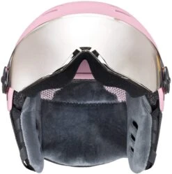 Uvex Rocket Jr. Visor Visier Kinder-Skihelm - Pink Confetti Mat 10 Uvex Rocket Jr. Visor Visier Kinder-Skihelm - Pink Confetti Mat -Helm Geschäft uvex rocket jr visor visier kinderskihelm pink confetti mat 3a
