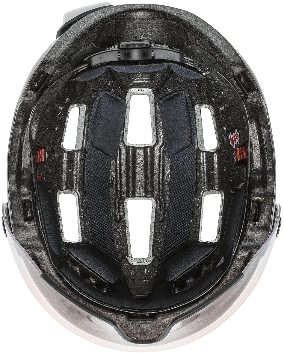 Uvex Rush Visor Visier Fahrradhelm - Dark Silver Mat 8 Uvex Rush Visor Visier Fahrradhelm - Dark Silver Mat – Bild 6