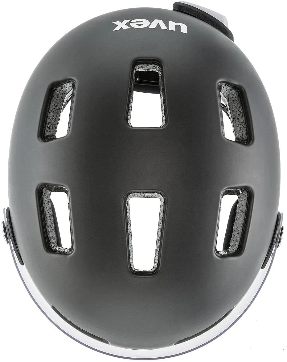 Uvex Rush Visor Visier Fahrradhelm - Dark Silver Mat 9 Uvex Rush Visor Visier Fahrradhelm - Dark Silver Mat – Bild 7