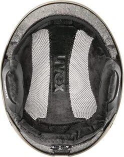 Uvex Wanted Skihelm - Soft Gold-silver Stripes Mat -Helm Geschäft uvex wanted skihelm snowboardhelm soft gold silver stripes mat 4