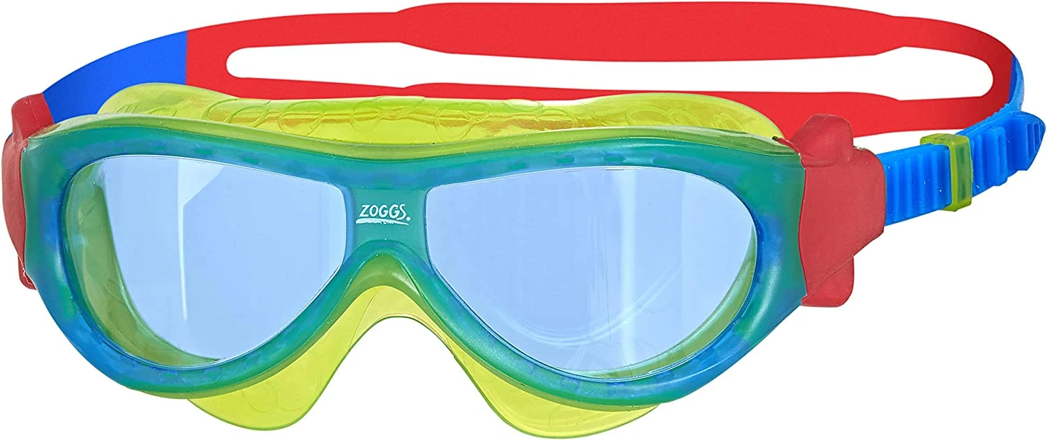 ZOGGS Phantom Kids Mask Schwimmbrille - Blue Red / Tint Blue 3 ZOGGS Phantom Kids Mask Schwimmbrille - Blue Red / Tint Blue